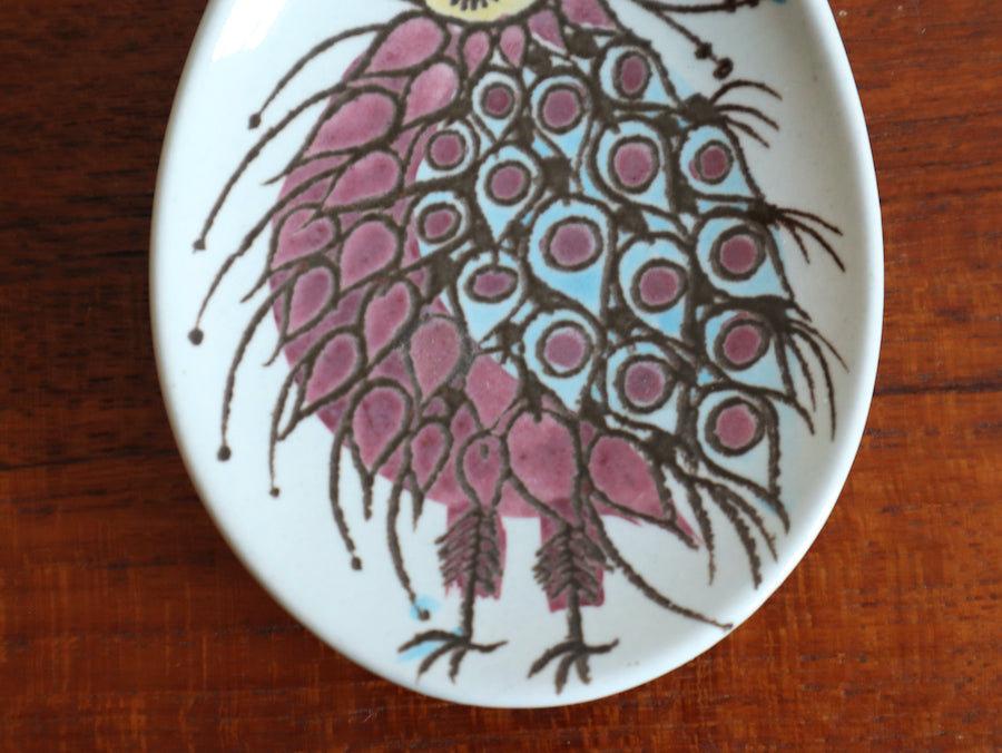 Royal Copenhagen 豆皿〈バード×レッド〉②