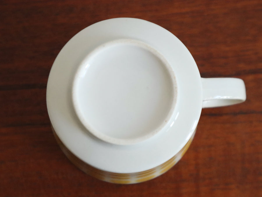 Arabia ポルカドット C&S〈イエロー〉①