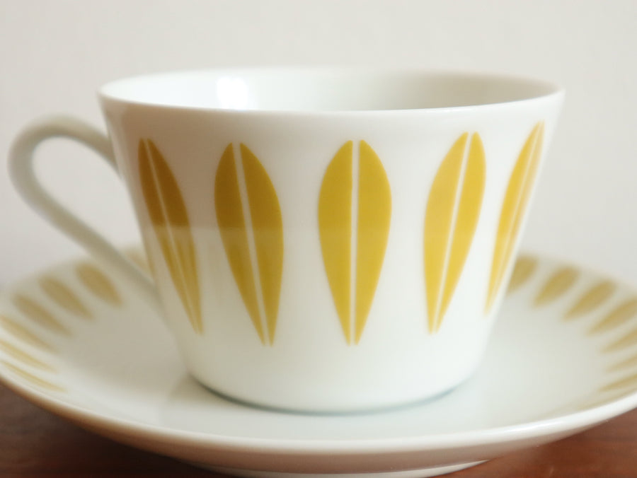 Lyngby ロータス C&S オリーブ〈ティーカップ〉①