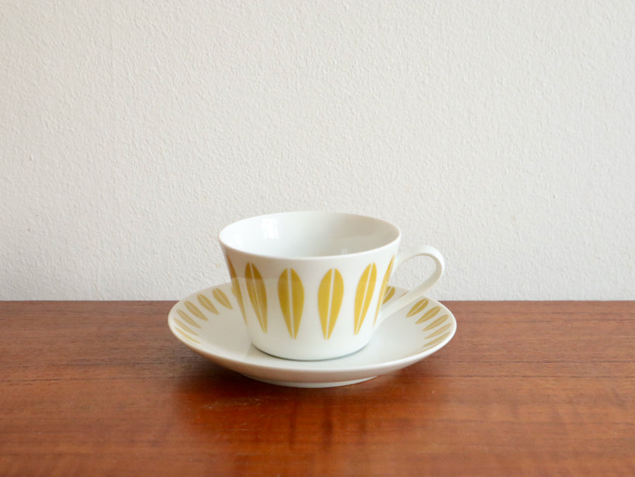 Lyngby ロータス C&S オリーブ〈ティーカップ〉②