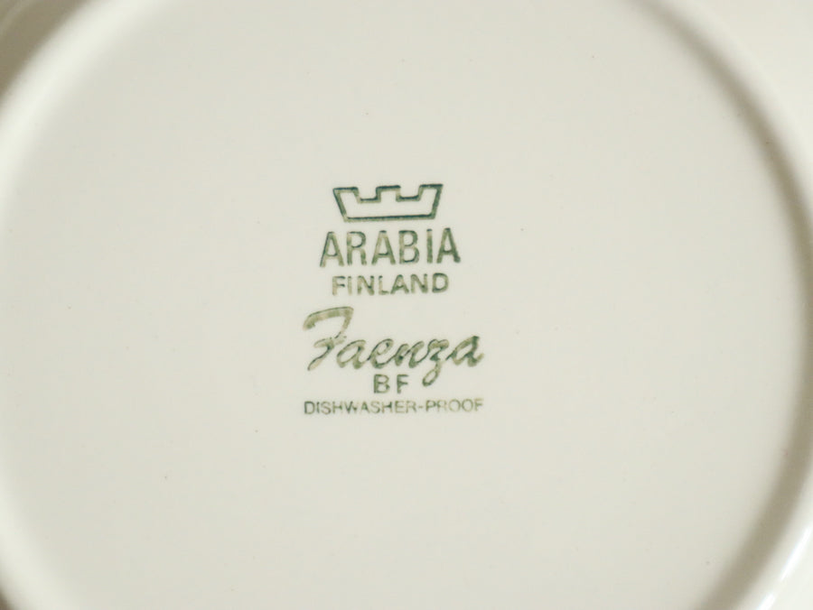 Arabia ファエンツァ ケーキプレート ①