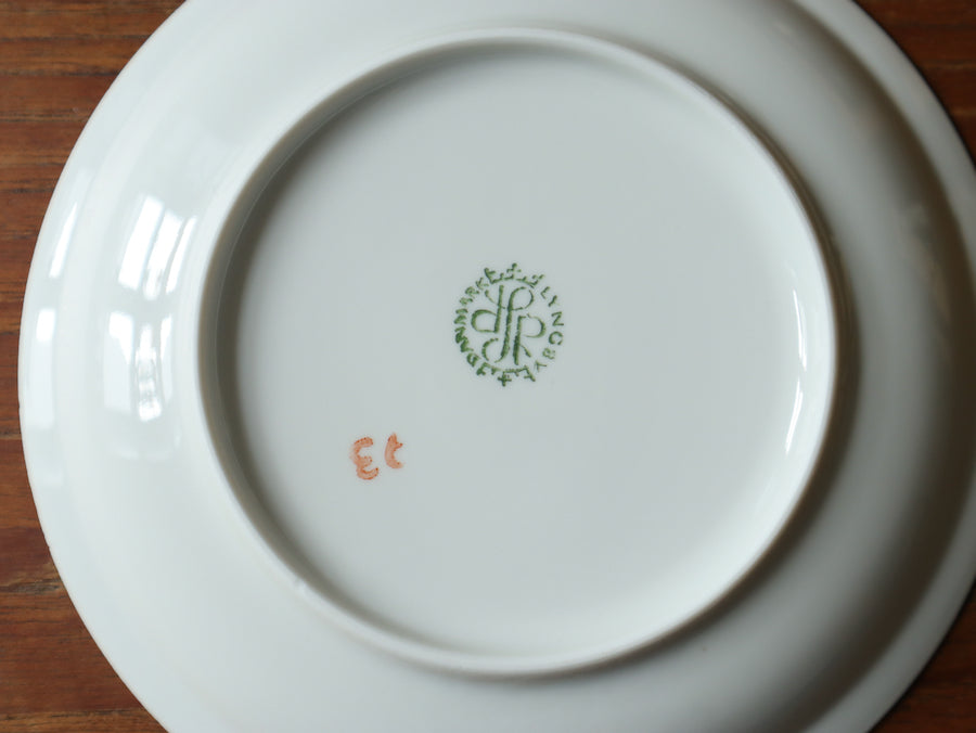 【アウトレット】Lyngby ロータス ケーキプレート〈ライム〉③