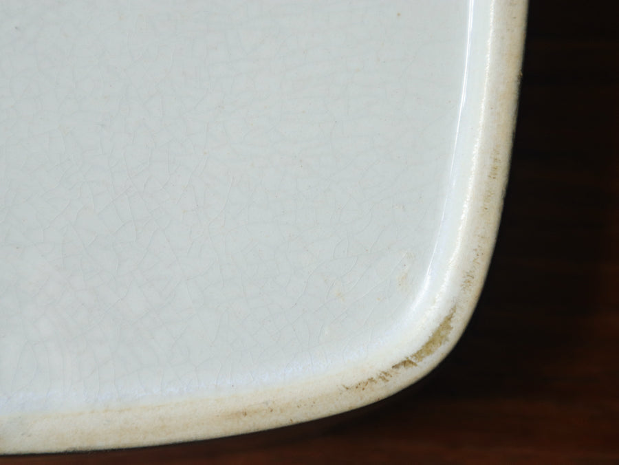Royal Copenhagen スクエアプレート M〈フラワー×パープル〉
