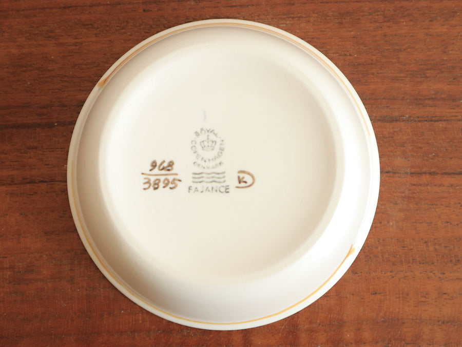 Royal Copenhagen 小皿〈オレンジ〉①